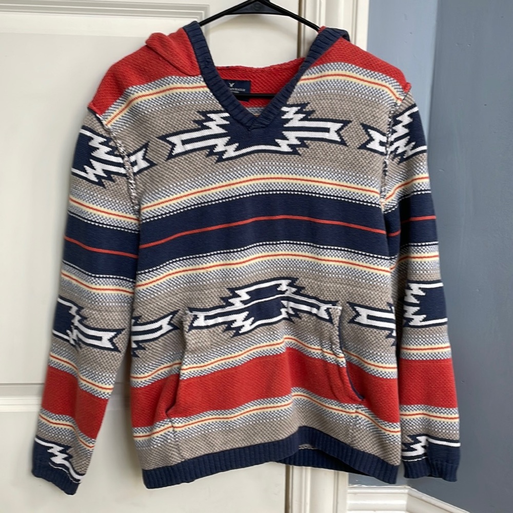 Boho hooded sweater